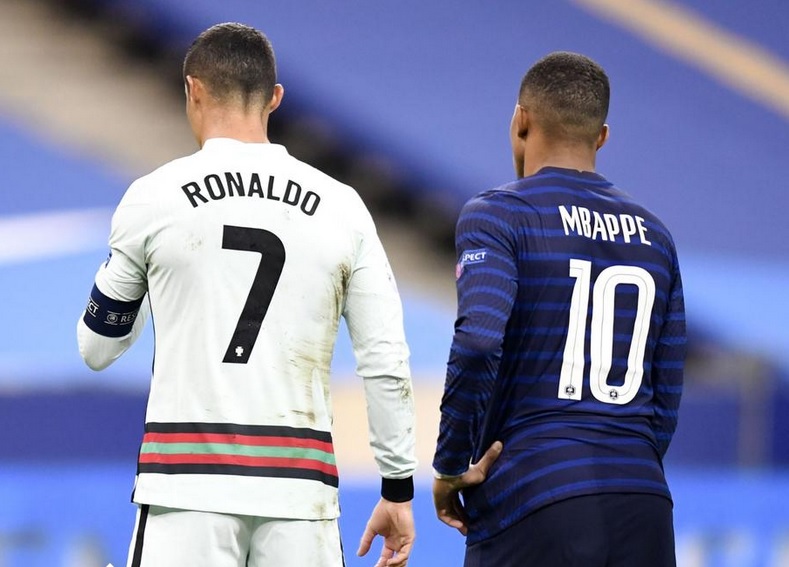 kylian mbappe dan cristiano ronaldo