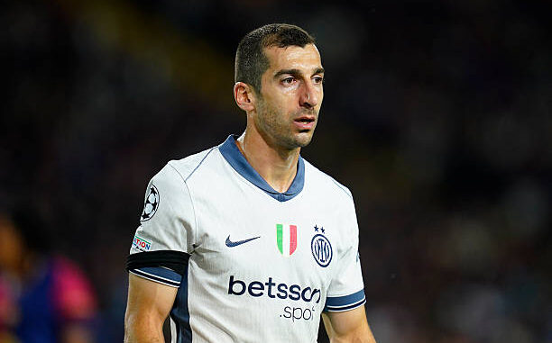 Sialnya Henrikh Mkhitaryan! Golnya Dianulir VAR karena Offside Ujung Sepatu