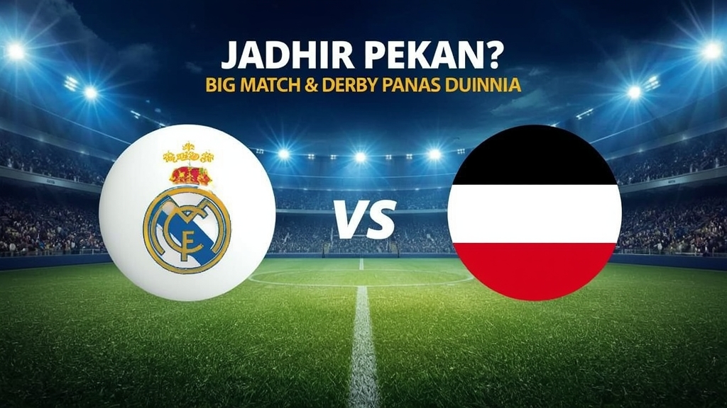 jadwal bola weekend, big match dunia, derby panas sepak bola, jadwal liga top