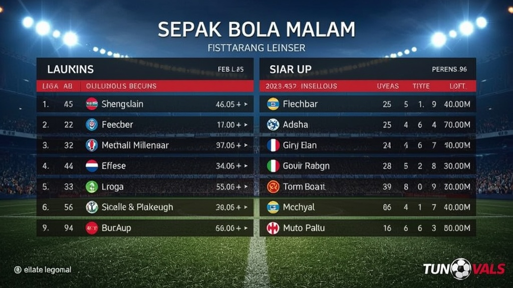 Jadwal Lengkap Siaran Langsung Sepak Bola Malam Ini: Jam Tayang Lengkap Liga Top Eropa Hingga Turnamen Internasional
